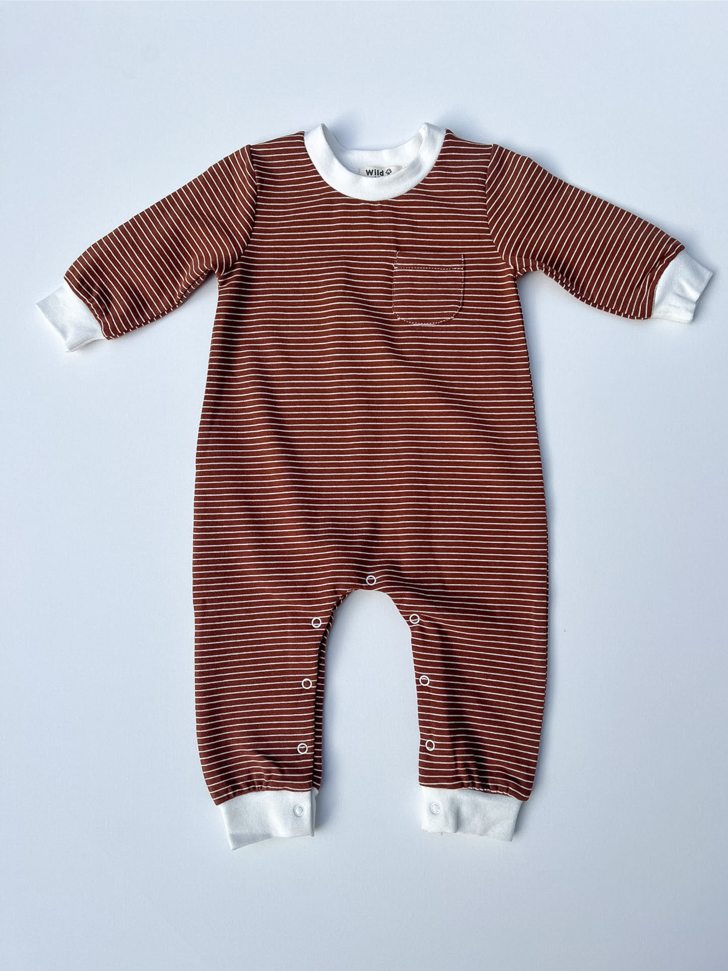Striped Snap Romper