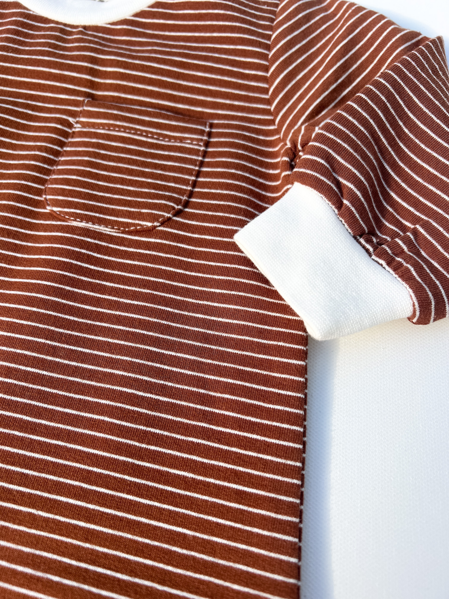 Striped Snap Romper