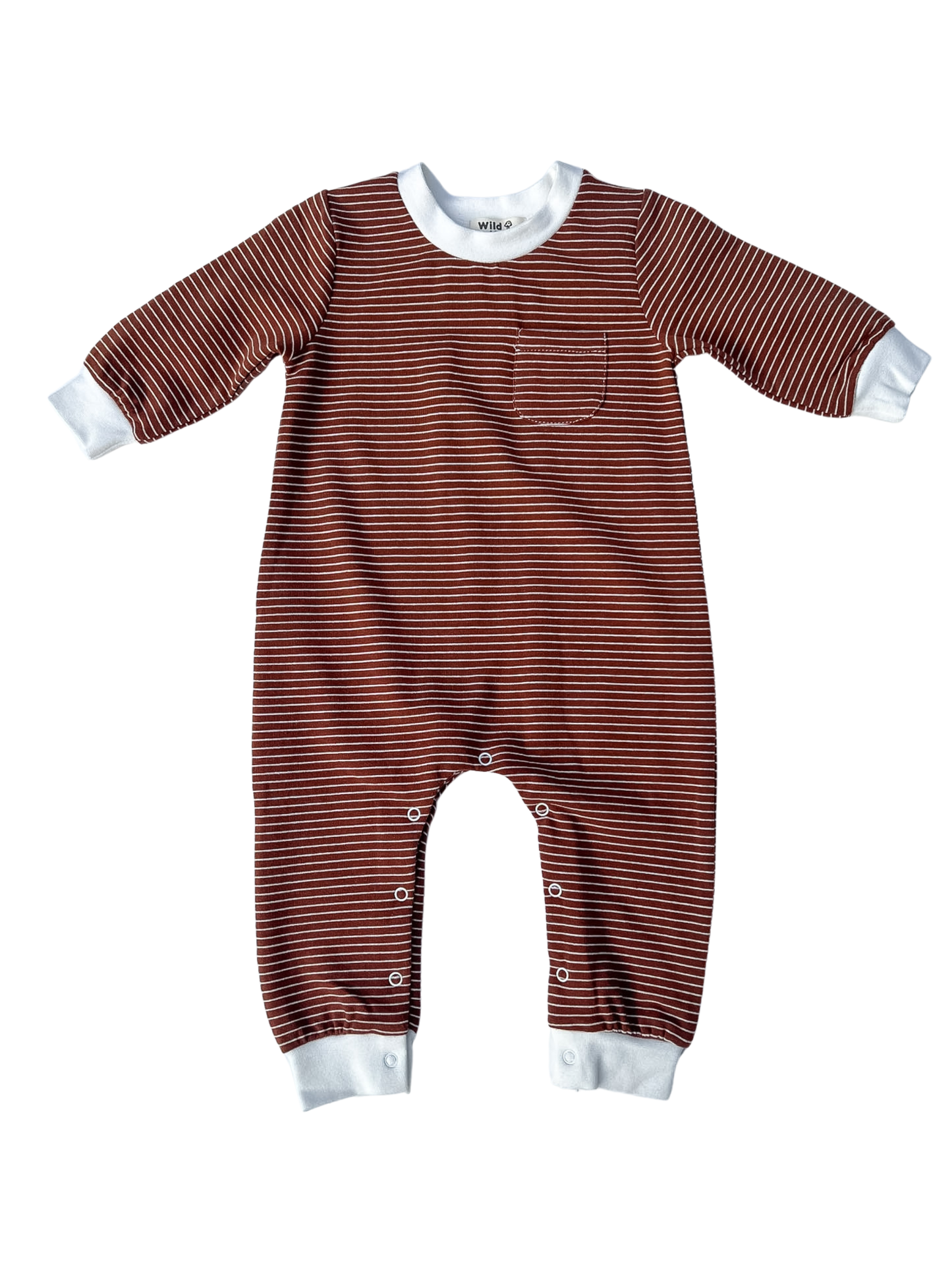 Striped Snap Romper
