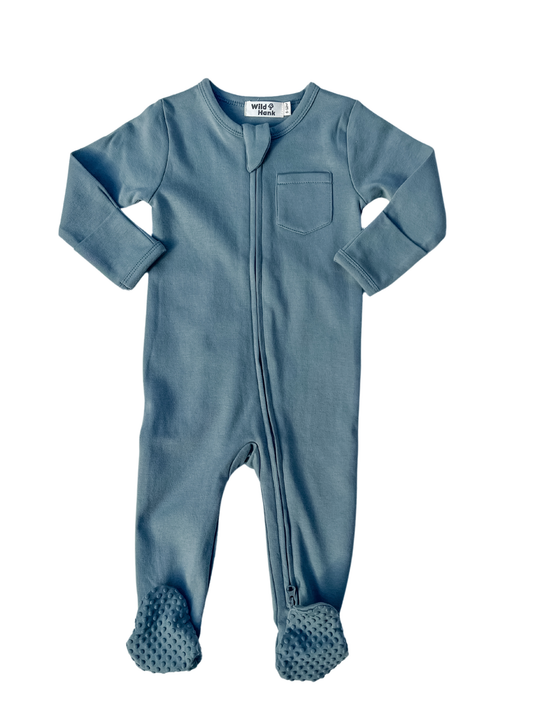 Solid 2-Way Zip Romper